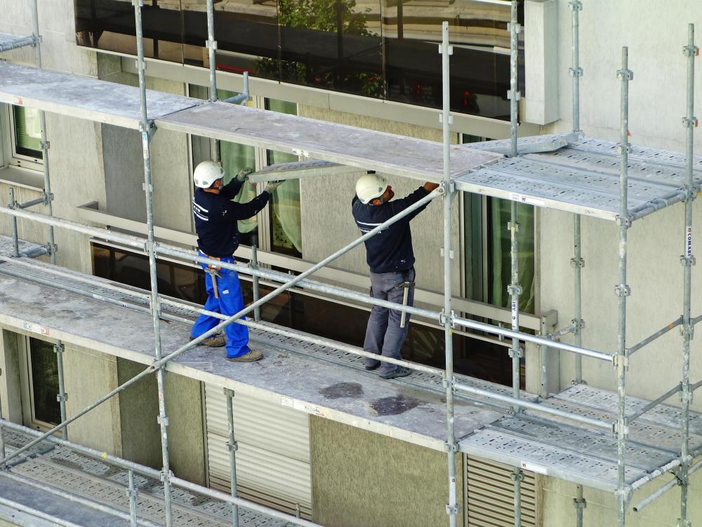 démontage échafaudage à Faremoutiers