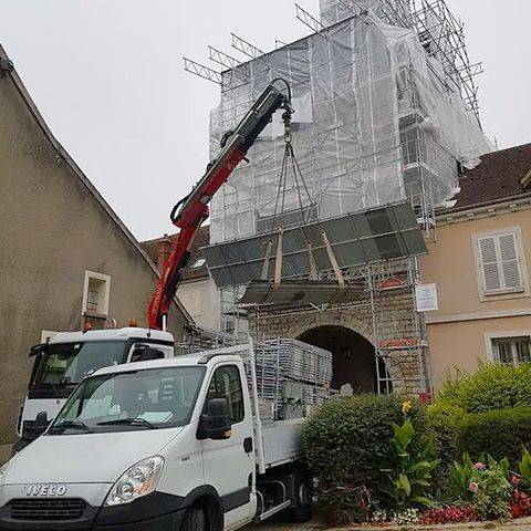 échafaudage ravalement